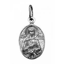 Серебряная подвеска Ксения Петербургская