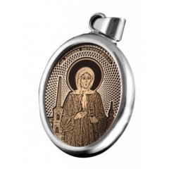 Серебряная подвеска Ксения Петербургская