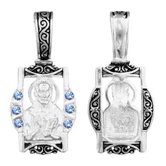 Серебряная подвеска Николай Чудотворец