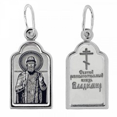 Серебряная подвеска Владимир