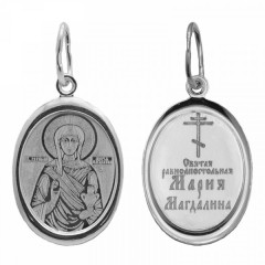 Серебряная подвеска Мария Магдалина