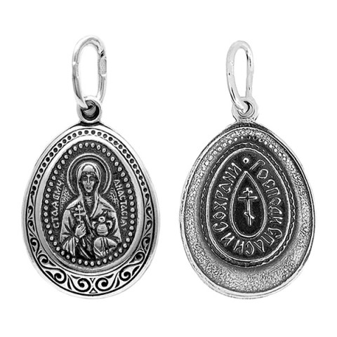 Серебряная подвеска Анастасия
