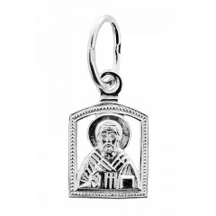 Серебряная подвеска Николай Чудотворец