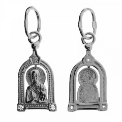 Серебряная подвеска Николай Чудотворец