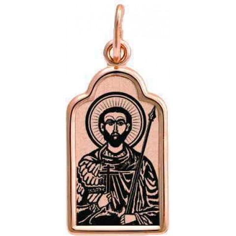 Золотая подвеска Иоанн Воин